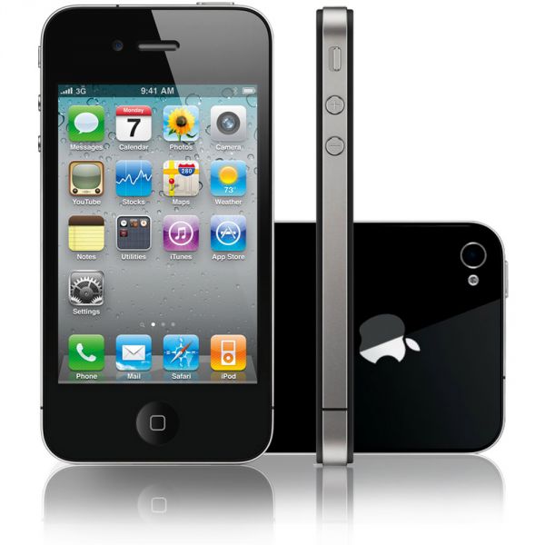 iPhone 4 Apple 8GB Desbloqueado com Câmera 5MP, Touch Screen